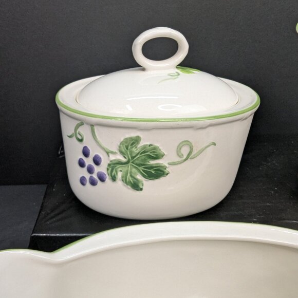 Mikasa Napa Valley DA107 Handpainted Replacement Pieces Dishes Lot of 4 Read - Picture 2 of 9